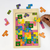 Wooden Intelligence Dino Theme Puzzle - EKT3811